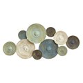 Kd Estanteria Textured Plates Wall Decor, Multicolor KD2627075